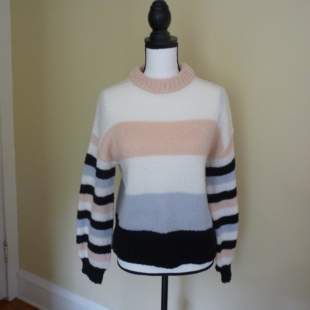 Multicolor pastel sweater